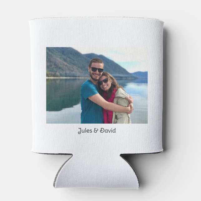 Porta-lata Foto Única Personalizada Custom (Traseira)