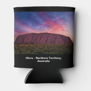 Porta-lata Fotografia Cênica - pôr do sol uluru