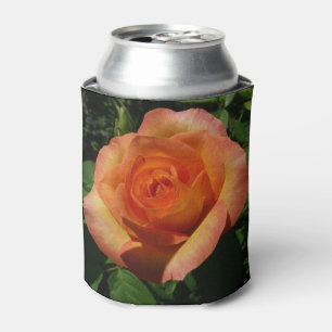 Porta-lata Fotografia Floral Laranja Peach Rosa