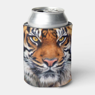 Porta-lata Fotografia masculina da pintura do tigre Siberian