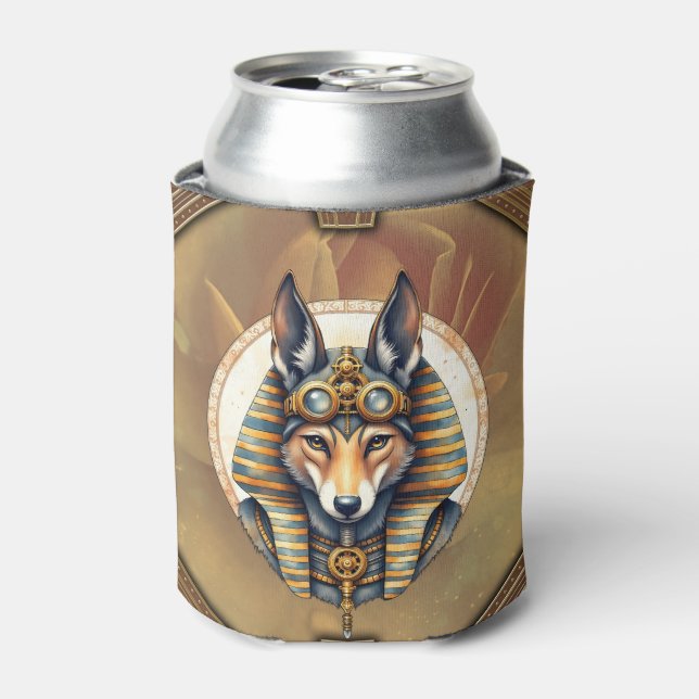 Porta-lata Fox Retrato de Steampunk Anubis (Can Front)