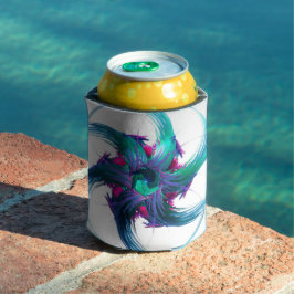 Porta-lata Fractal Fantasy Swirls Consegue Resfriar