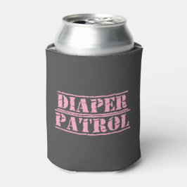 Porta-lata Fralda Patrol pode resfriar (rosa)
