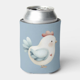 Porta-lata Frango Pastel Cottagecore
