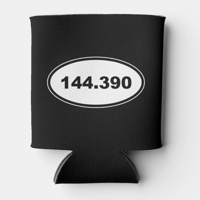 Porta-lata Frequência APRS 144.390 Rádio Amador (Frente)