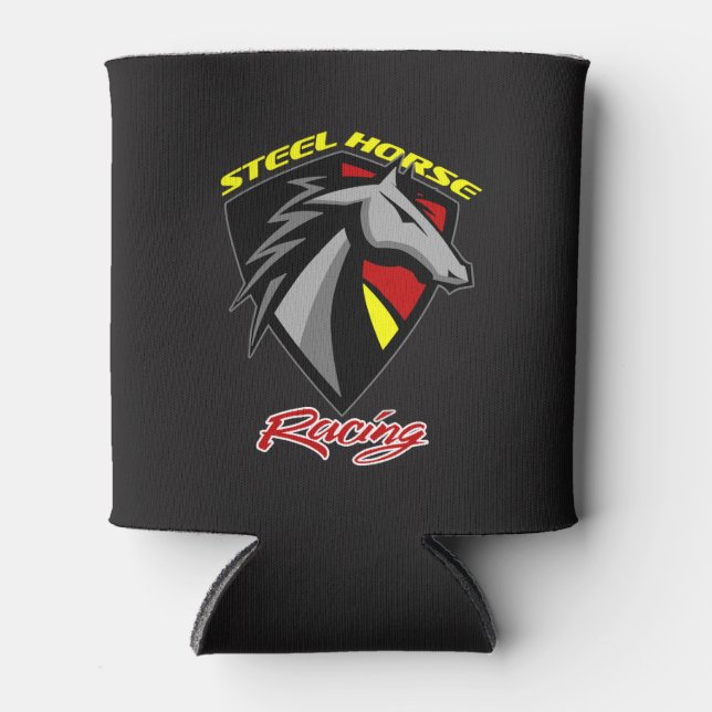 Porta-lata Fria de Corrente de Cavalo de Aço (Frente)