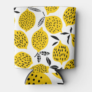Porta-lata Fruta de limão: vintage com design.