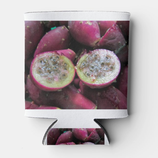 Porta-lata Fruta e Sementes de Cactus de Pera-Prickly (Frente)