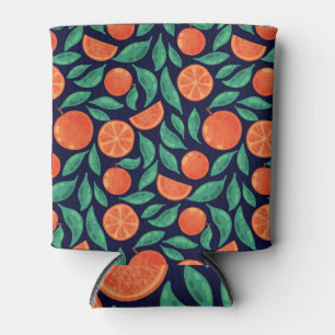 Porta-lata Fruta Laranja: Vintage Colorida Sem Olhos