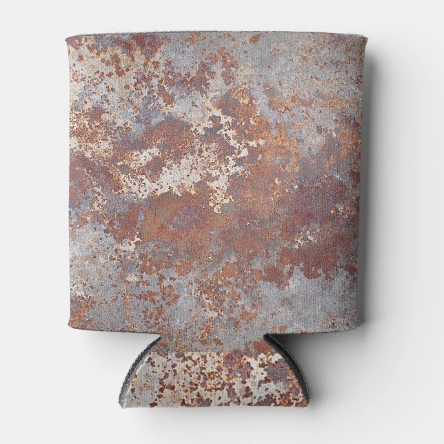 Porta-lata Fundo de Textura Metálica Rusty (Frente)