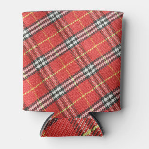 Porta-lata Fundo de Textura Tartan Clássica
