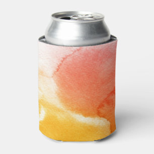 Porta-lata Fundo pintado mão 13 da aguarela abstrata