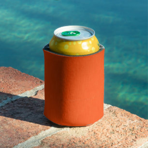Porta-lata Fundo texturizado laranja calmo e simples