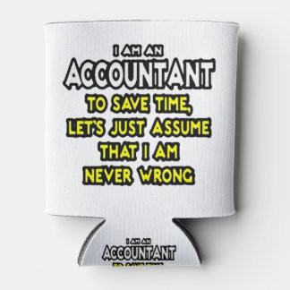 Porta-lata Funny Accountant Gift Ideas Can Cooler