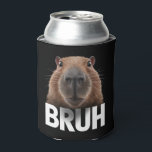 Porta-lata Funny Capybara Bruh<br><div class="desc">Funny Capybara Bruh</div>