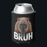 Porta-lata Funny Capybara Bruh<br><div class="desc">Funny Capybara Bruh</div>