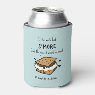 Porta-lata Funny S'more Pun