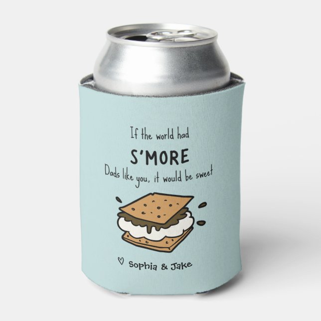 Porta-lata Funny S'more Pun (Can Front)
