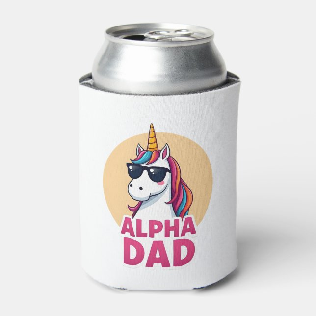 Porta-lata Funny Unicorn Dad Laufey Men Father's Day Christma (Can Front)