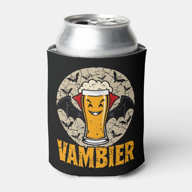 Porta-lata Funny Vambier Koozie de Cerveja para Halloween (Can Front)