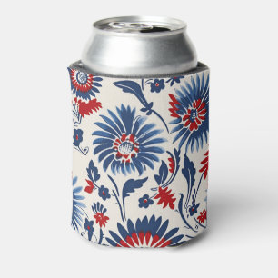 Porta-lata Fusão Floral Patriótica Bold
