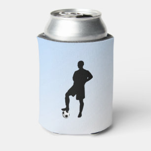 Porta-lata Futebol Azul / Design Esportivo