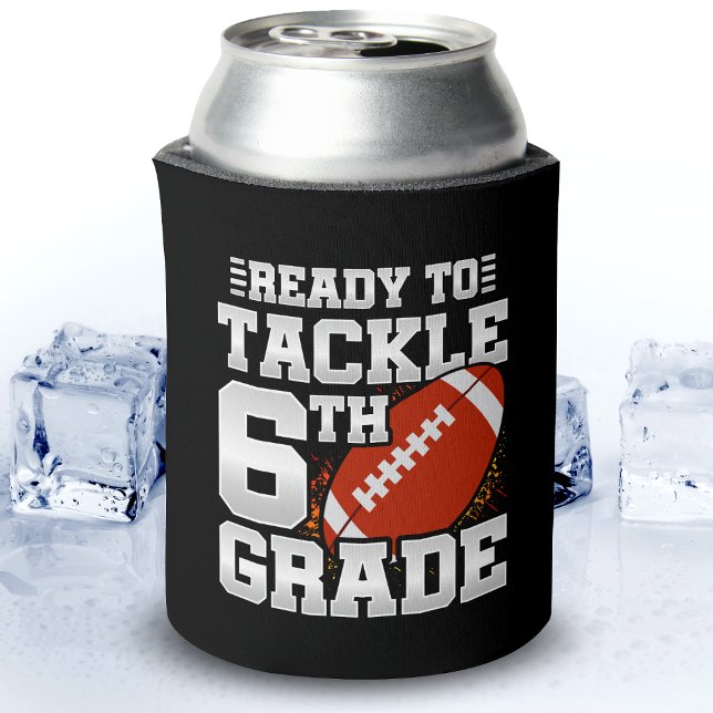 Porta-lata Futebol do 1º dia de 6 de volta à escola (Criador carregado)