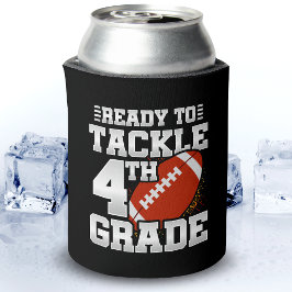 Porta-lata Futebol do 1º dia do 4º ano de volta à escola