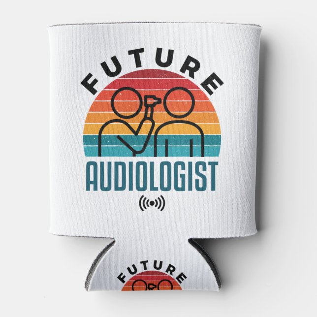 Porta-lata Futuro Audiologista Estudante de Audiologia (Frente)