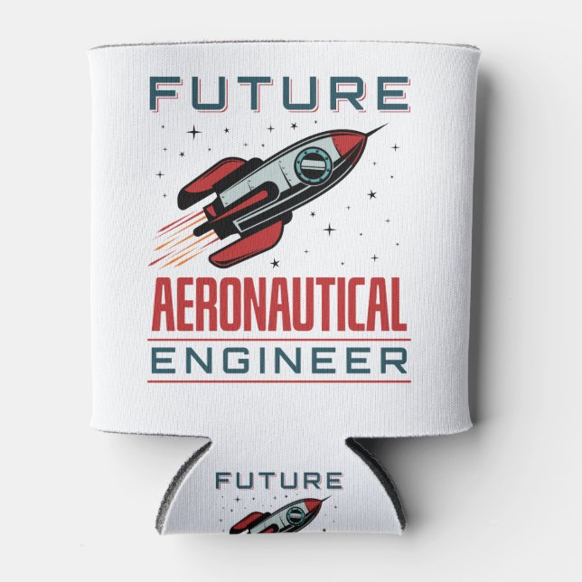 Porta-lata Futuro Engenheiro aeronáutico (Frente)