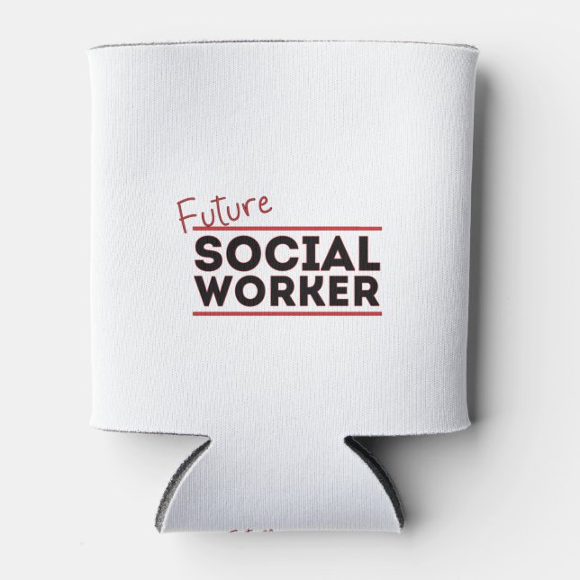 Porta-lata Futuro trabalhador social (Frente)