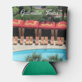 Porta-lata Galveston, Texas - San Luis Hotel Sundeck - 