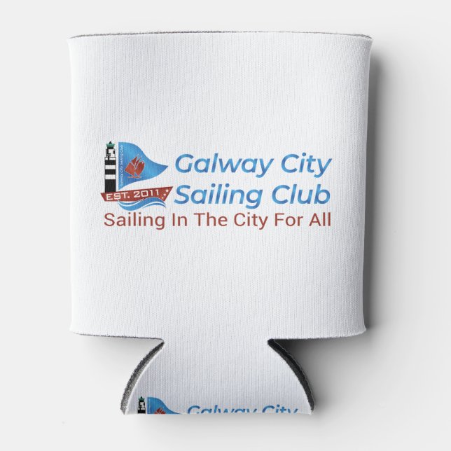 Porta-lata Galway City Sailing Club (Frente)