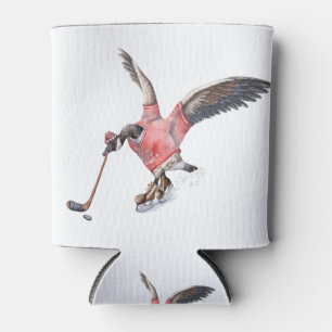 Porta-lata Ganso de Canadá que joga o hóquei