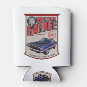 Porta-lata Garagem Vintage Challenger