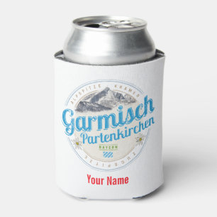 Porta-lata Garmisch Partenkirchen Bavaria Vintage Alps