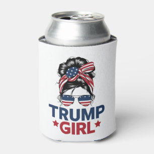Porta-lata Garota Trump Coque Desgrenhado Trump Eleição 2024