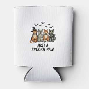 Porta-lata Gato de Halloween Spooky Paw Camisa Vintage Design