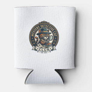 Porta-lata Gato Detetive Misterioso Camiseta Gráfica - Mister