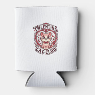 Porta-lata Gato do Dia dos Namorados Design Engraçado Amante