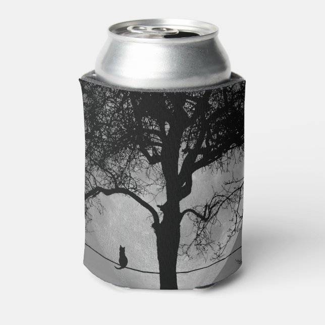 Porta-lata Gato em uma lua cheia de fio (Can Back)