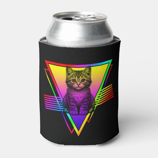 Porta-lata Gato Fofo Retrô (Can Front)