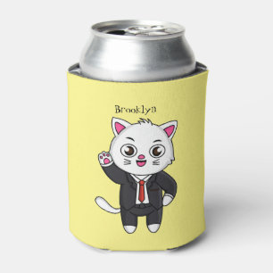 Porta-lata Gato gatinho bonito em desenho animado