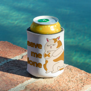 Porta-lata Gato gordo me deixa em paz