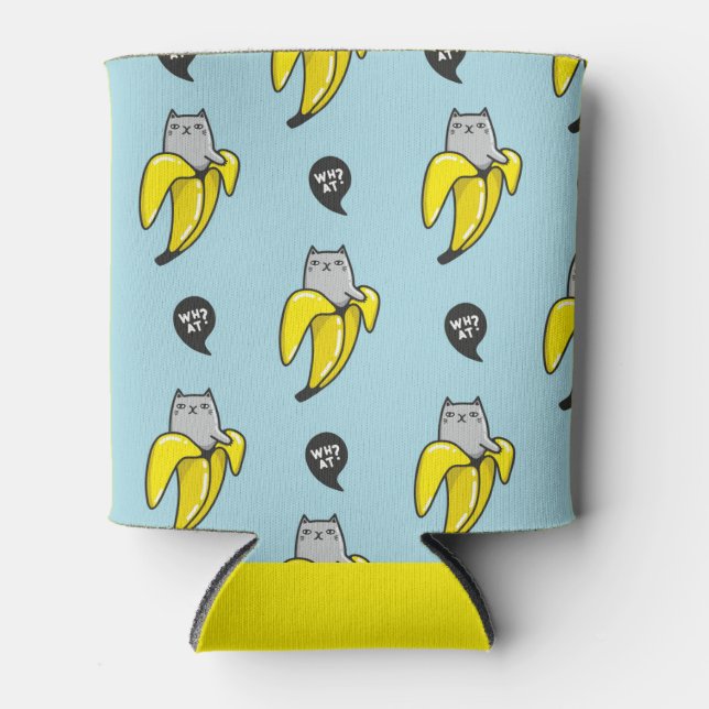Porta-lata Gato na banana (Frente)