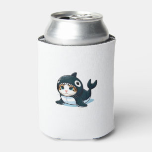 Porta-lata Gato no Figurino de Orca