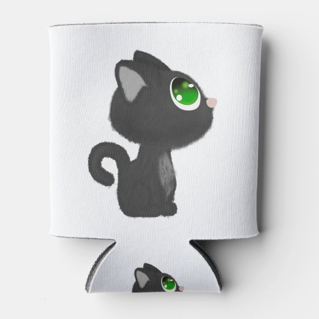 Porta-lata Gato Pequeno Gato Felino Animais Domésticos (Frente)