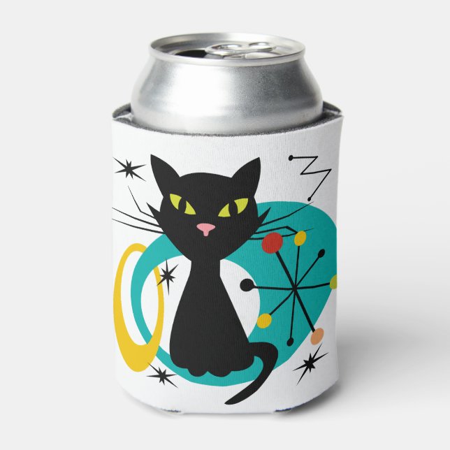 Porta-lata gato preto meio século (Can Front)