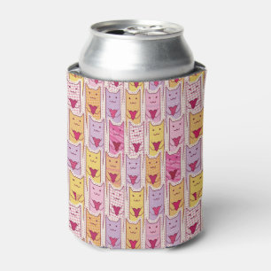 Porta-lata Gatos bonitos com corações Loving