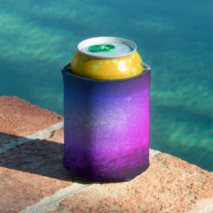 Porta-lata Gelo púrpura e azul
